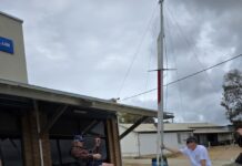 Wet sails cannot dampen spirits